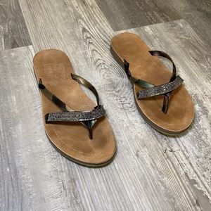 BEDAZZLED CAMO SANDALS